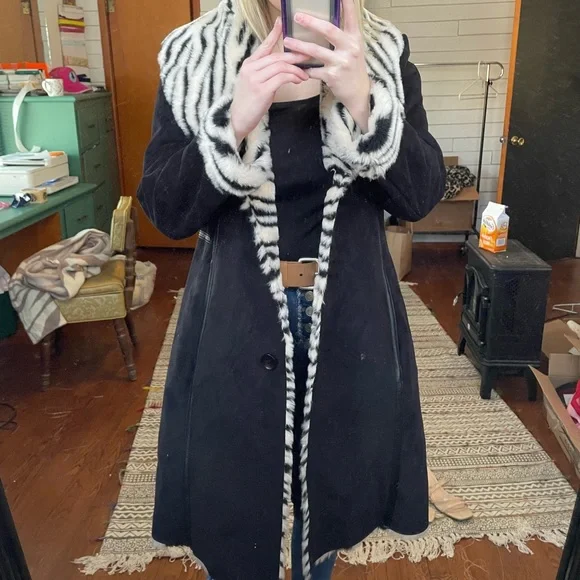 Long Fur Coat - Picture 1 of 2